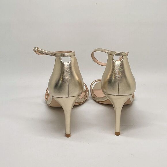 Stuart Weitzman Metallic Leather Sandals size 7 - Picture 6 of 12